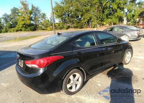 2011 Hyundai Elantra Gls from USA, damaged, VIN 5NPDH4AE6BH015801
